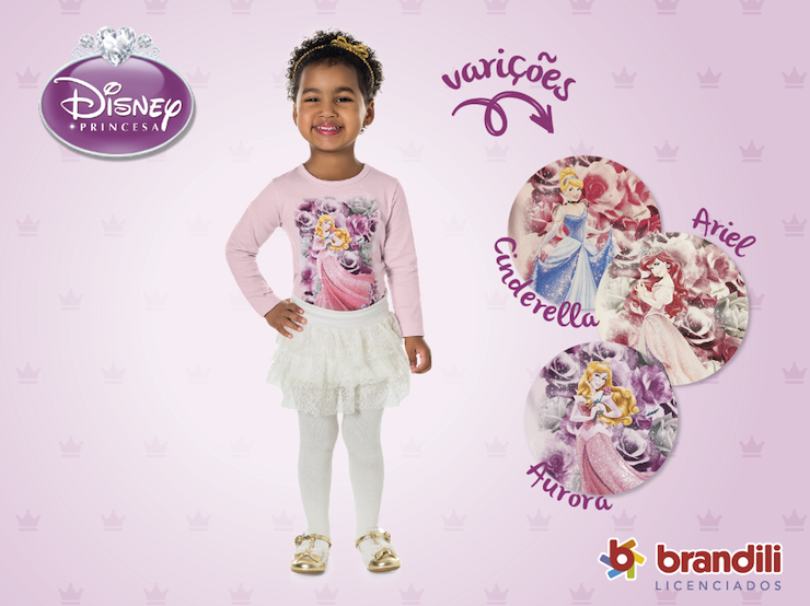 disney roupas infantil