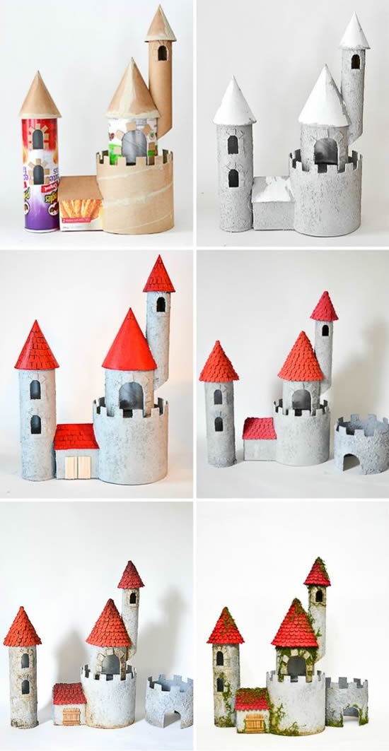 Ideias de brinquedos feitos com materiais reciclados