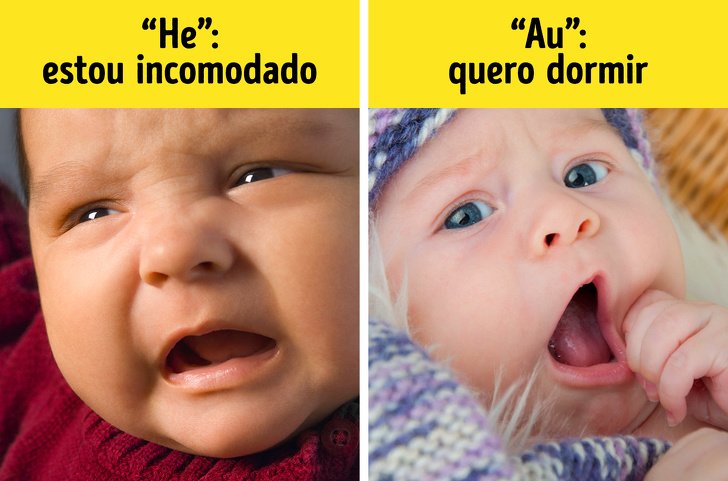 Sinais que os bebês usam enquanto não sabem falar