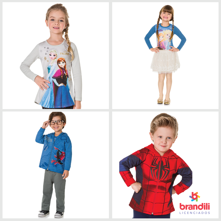 Brandili Licenciados: os personagens favoritos dos pequenos em roupas superdivertidas