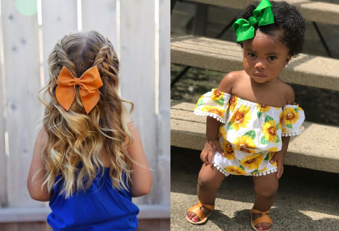Laços e enfeites de cabelo: super tendência que volta com tudo - Blog Moda  Infantil