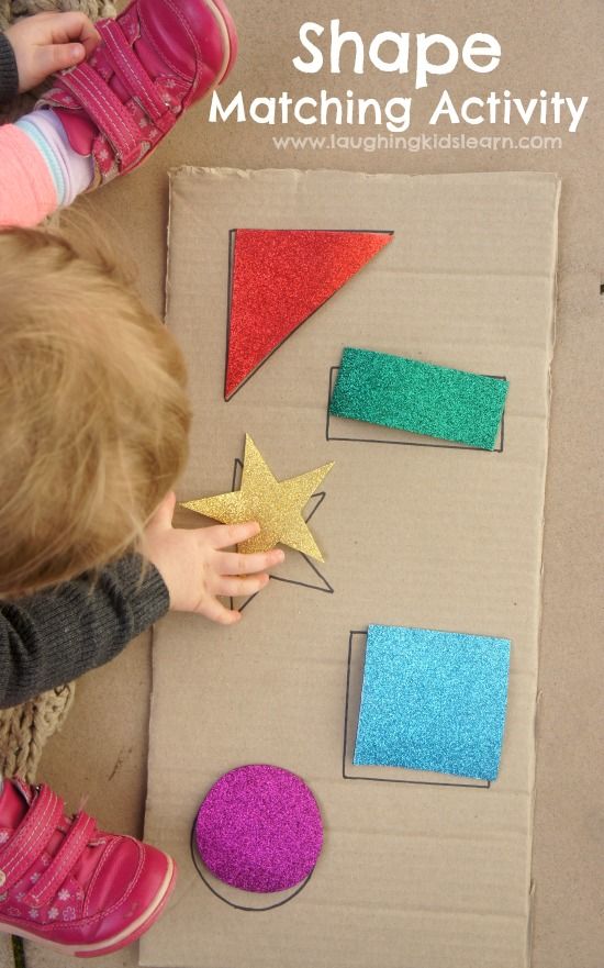 DIY: atividades infantis com formas geométricas