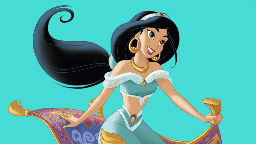 Jasmine no tapete mágico