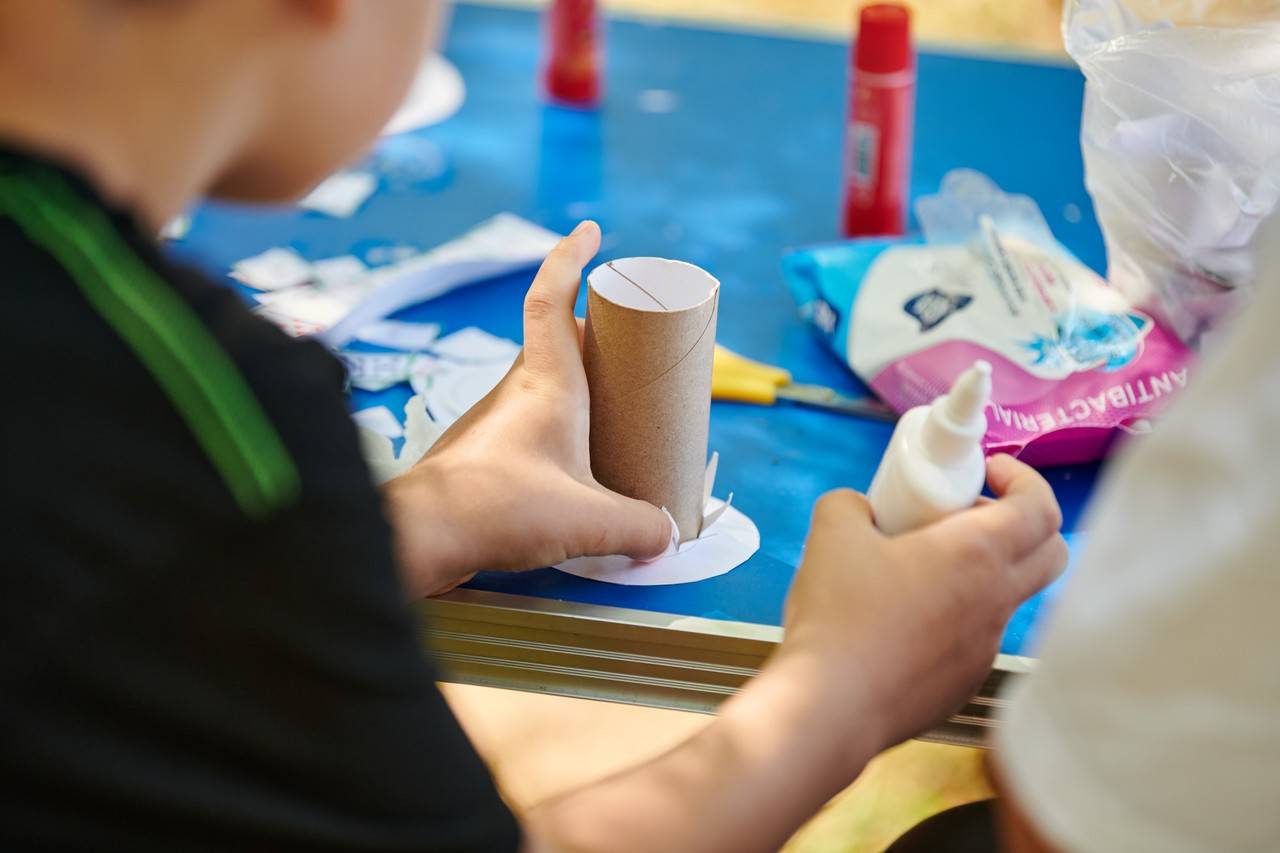 Aviões de rolo de papel higiênico