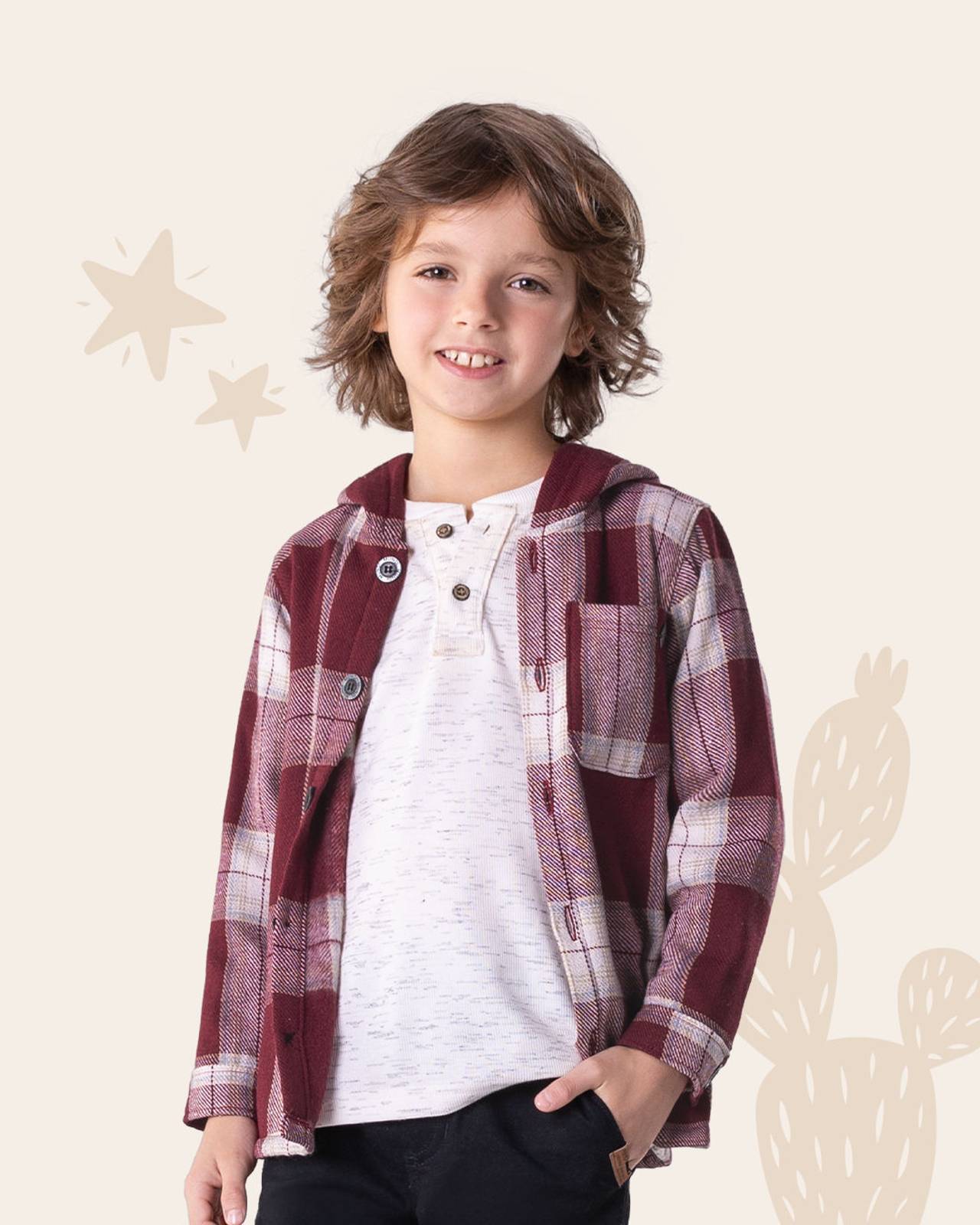 Look infantil masculino para Festa Junina