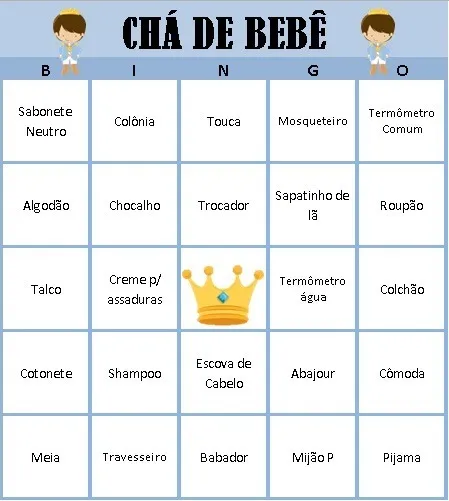 Bingo dos presentes